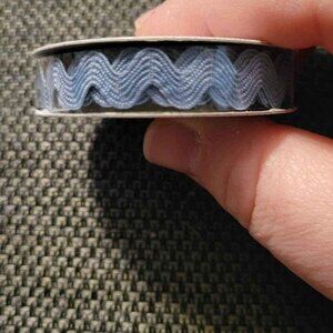 Blue wavy Crafting Ribbon New